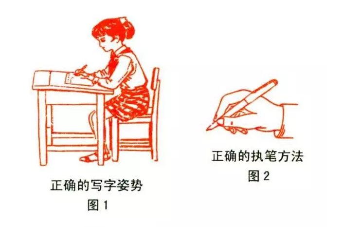 锋格练字，书写时的正确坐姿