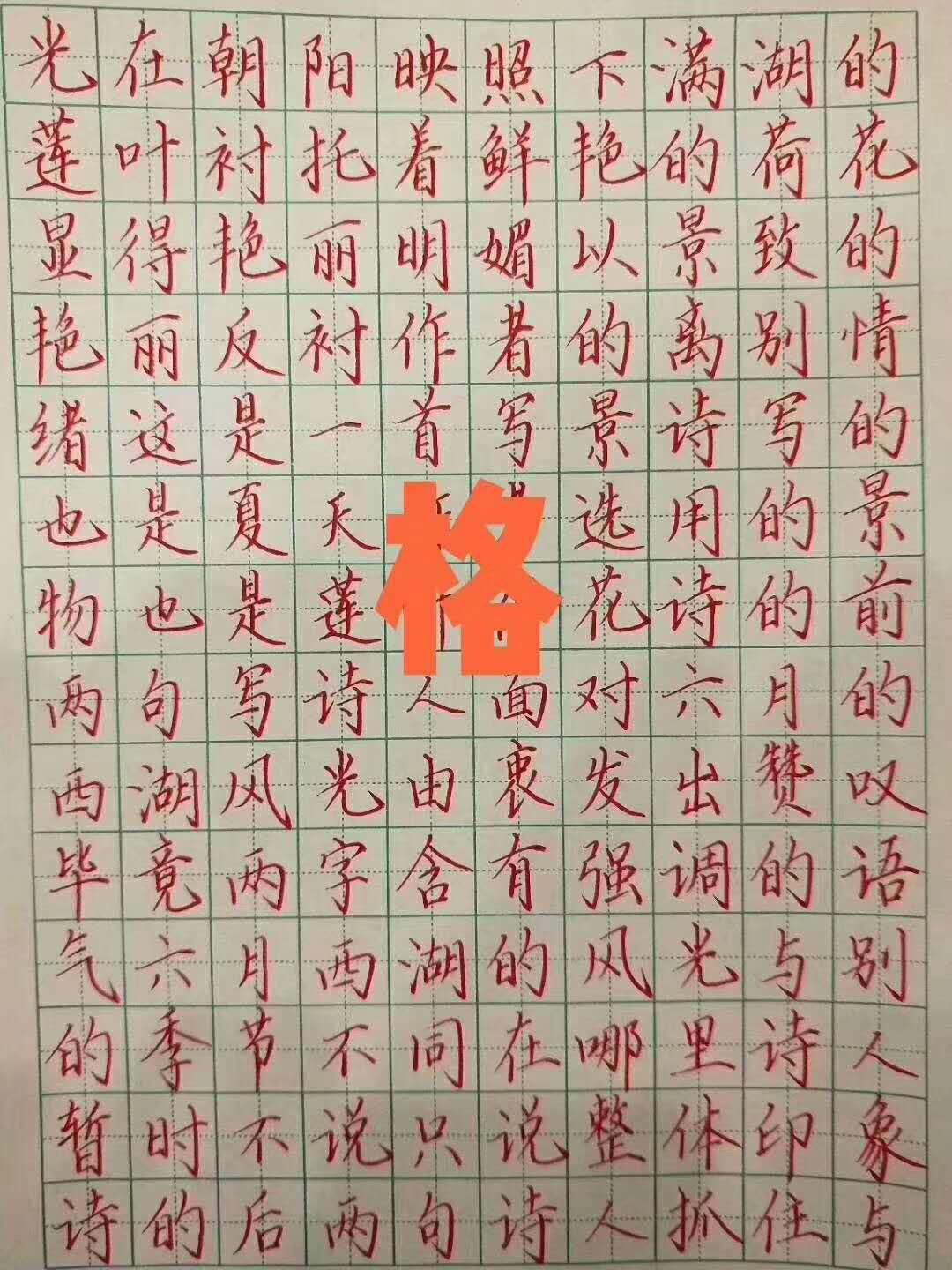 锋格练字