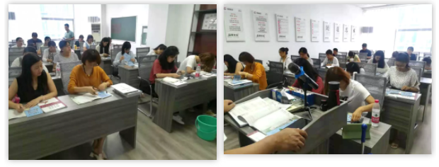 锋格练字师资培训现场