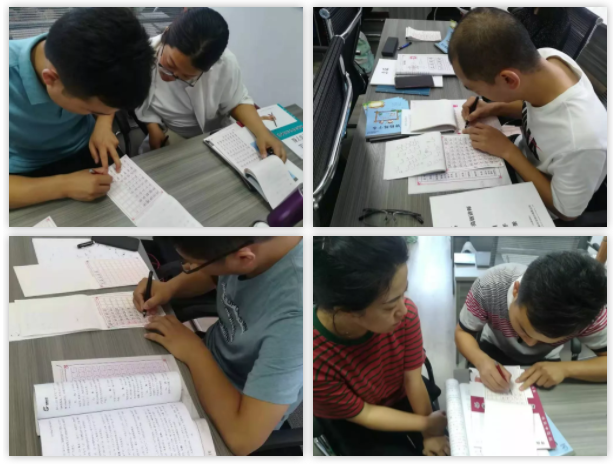 锋格练字加盟老师一对一指导，规范书写
