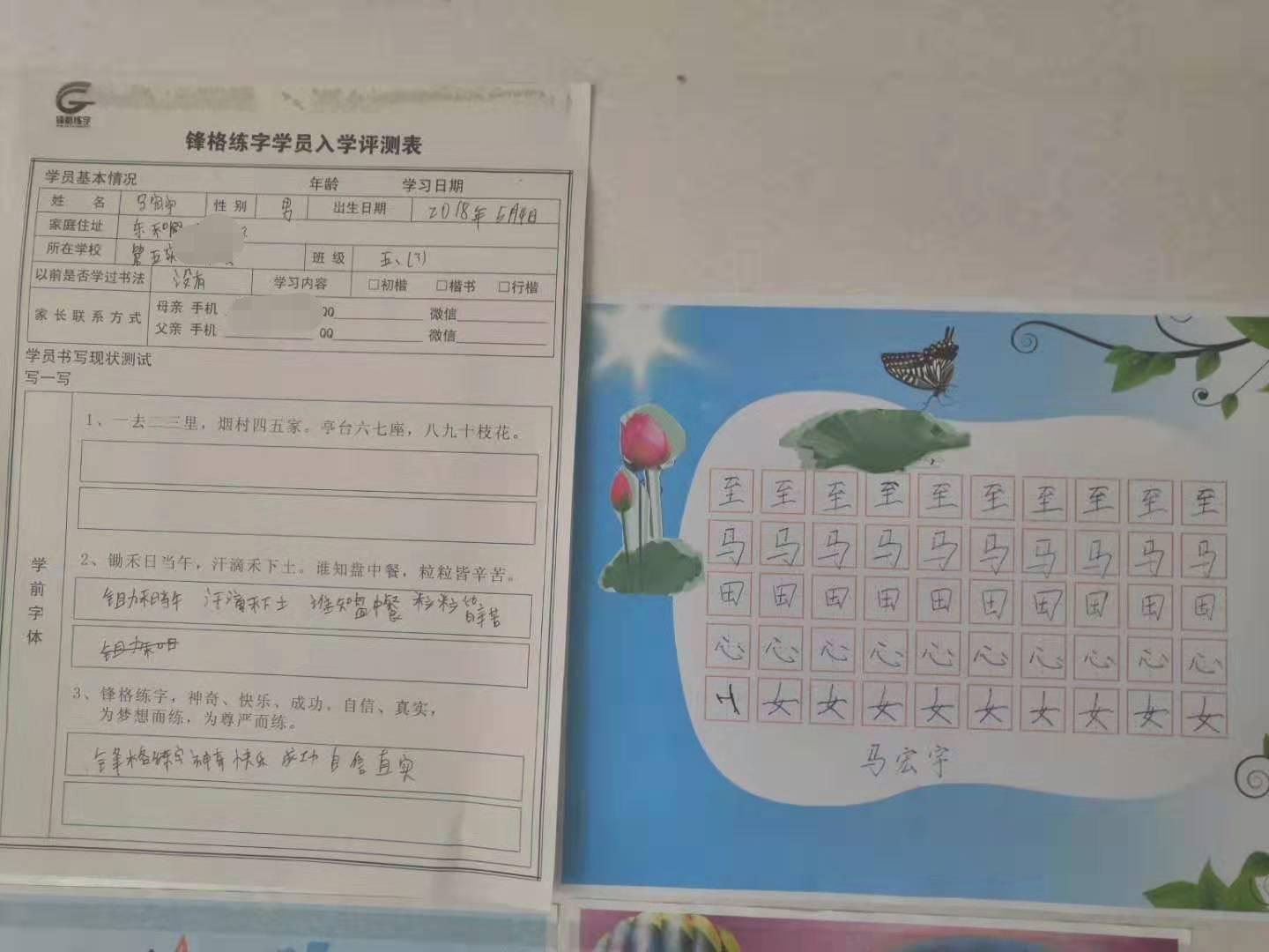 锋格练字